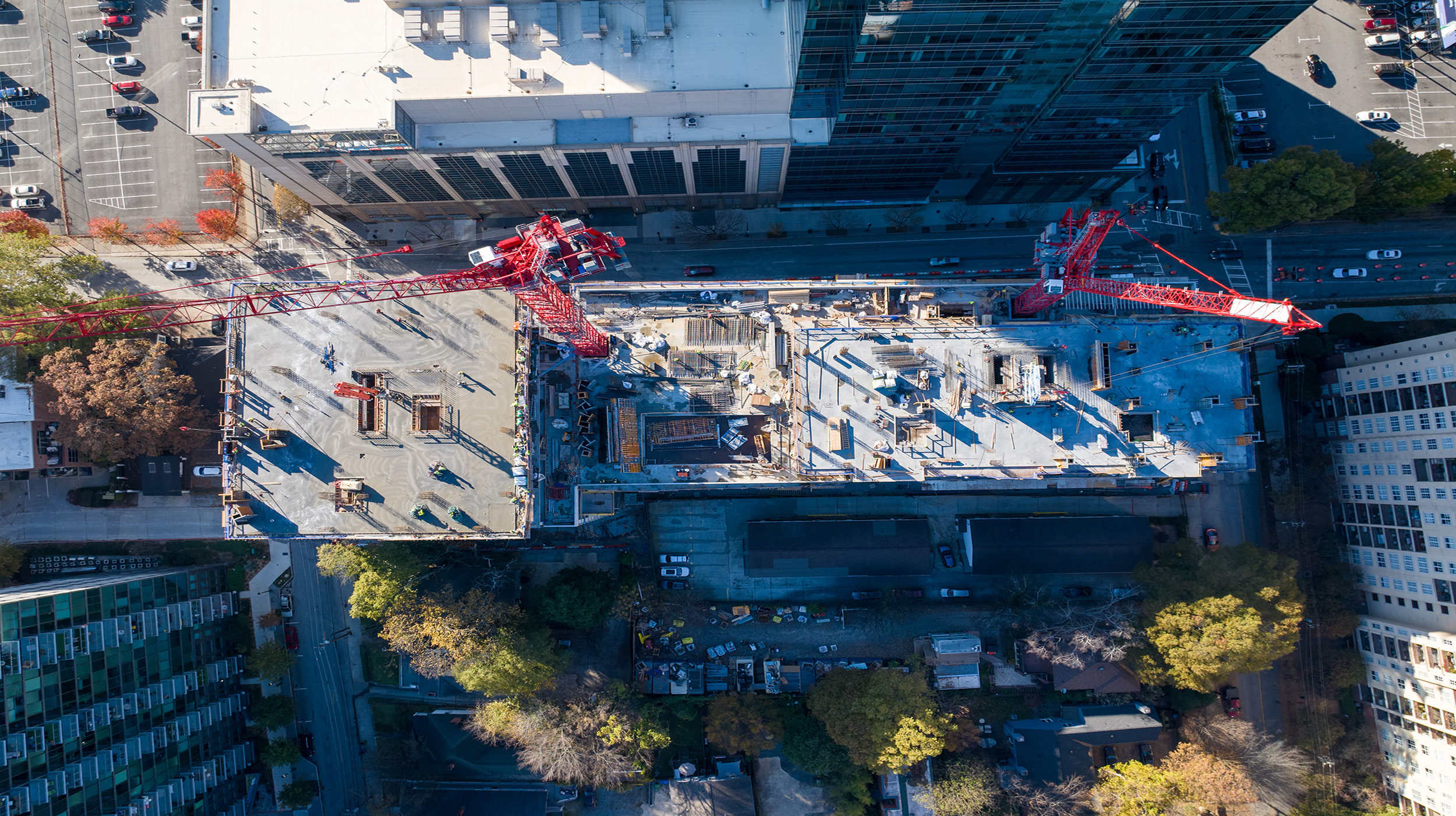 A new modern apartment complex in the heart of Midtown Atlanta