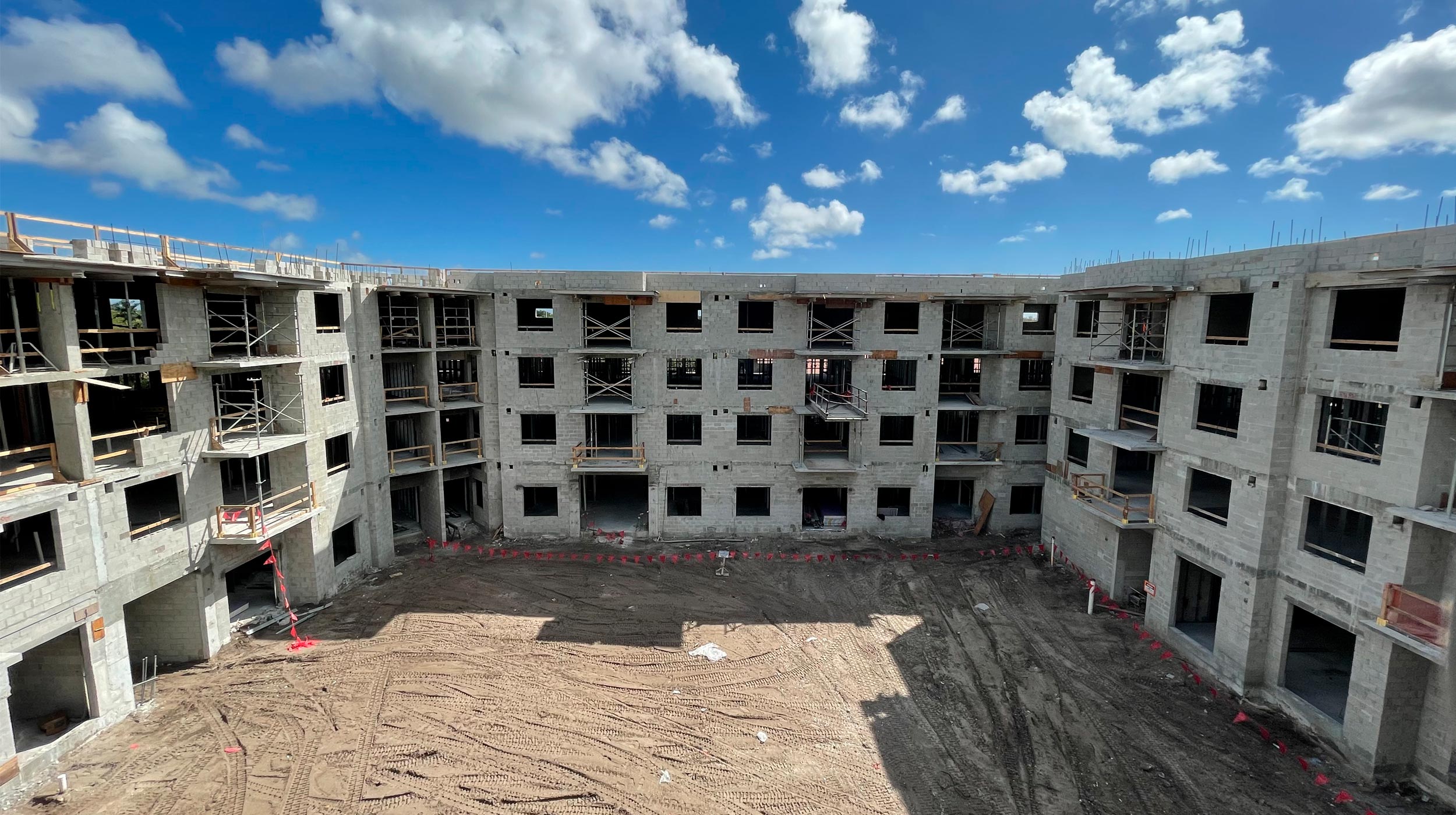 The Holden at Delray Beach in Delray Beach Florida is a senior living facility consisting 2 buildings one of which is  four stories and the other building is five stories.