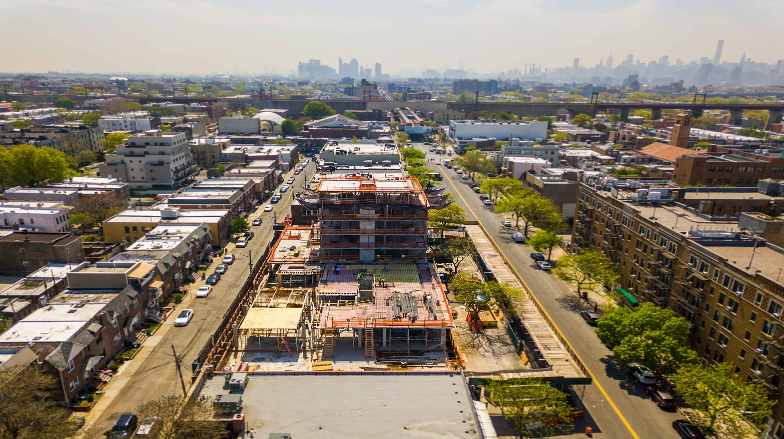The Rowan, a new luxury condominium project at 21-21 31st Street in Astoria, Queens, New York, has 99,458 SF, including retail, common space and 46 residential units.