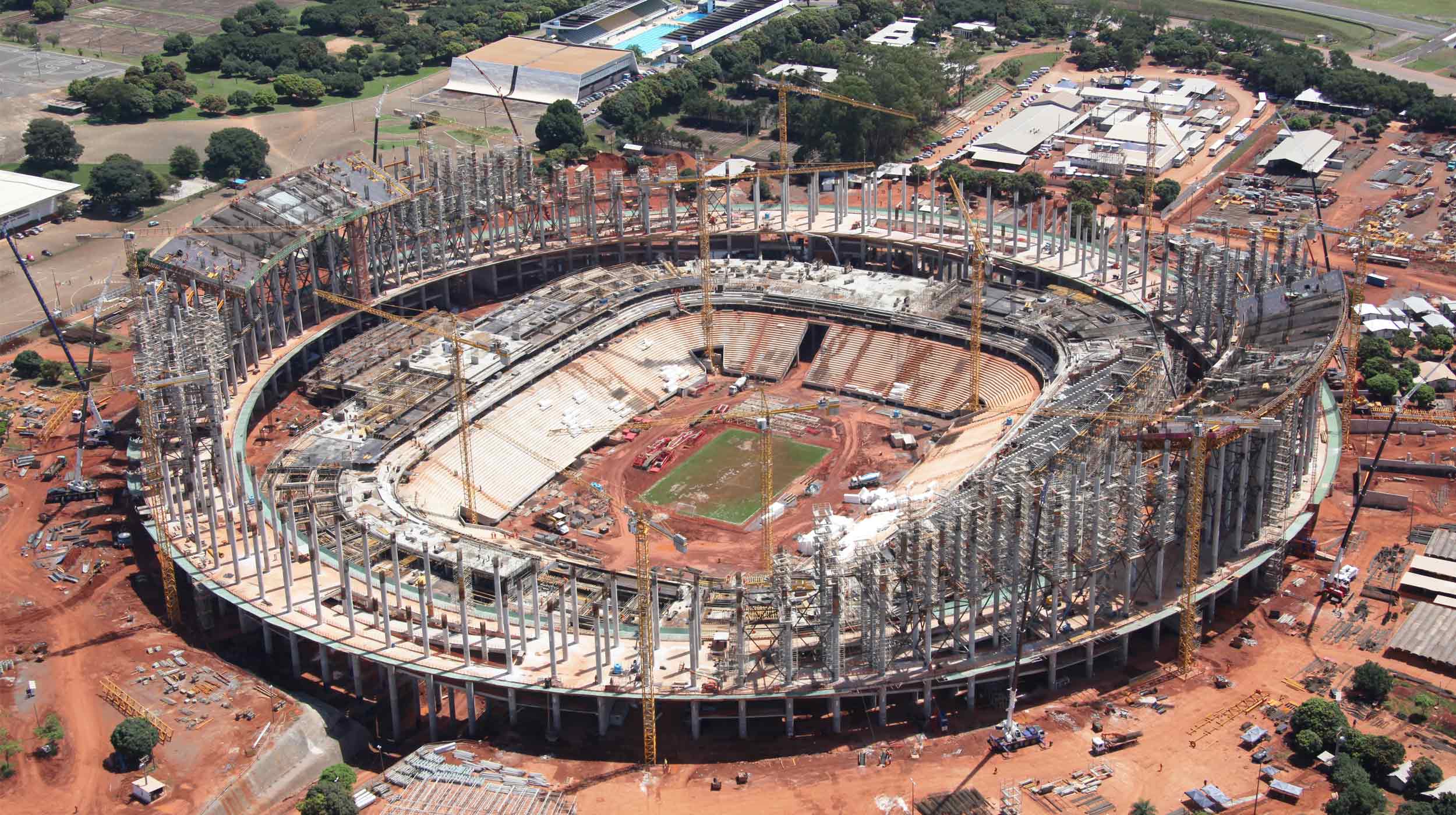 Best known as Mane Garrincha, it is one of the main venues of the 2014 Football World Cup.