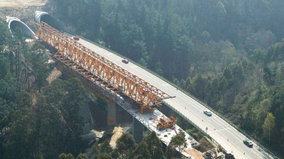 A-8 Cantabrian Highway. Ballota-Cadavedo Stretch, Spain