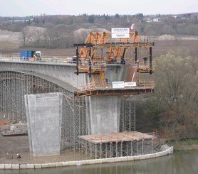 Bridge over the Grand River, Ontario, Canada