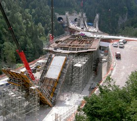 Access to the West Entrance of the Dels 2 Valires Tunnel, Andorra