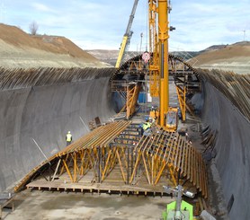 Villamuriel de Cerrato Tunnel, Valladolid, Spain