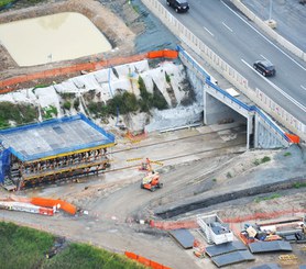 Box section and underpass