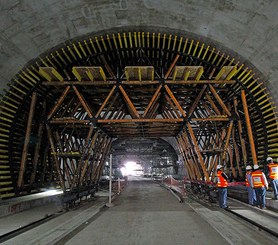 Road or train tunnels