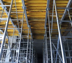 10,000 pound per leg frame shoring system