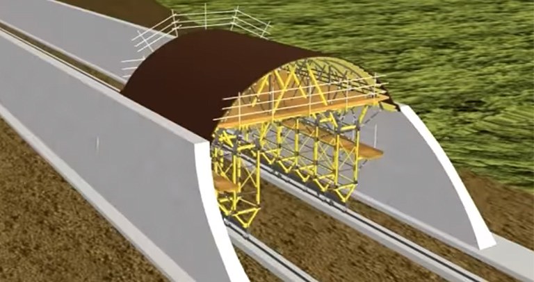 MK Formwork Carriage for Cut-and-Cover Tunnels