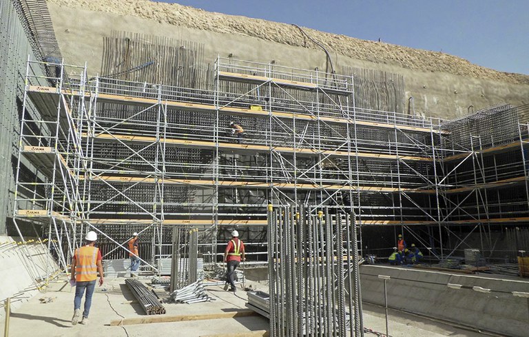 Comprehensive formwork and scaffolding systems at Riyadh Metro