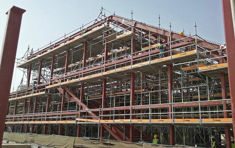 Comprehensive formwork and scaffolding systems at Riyadh Metro