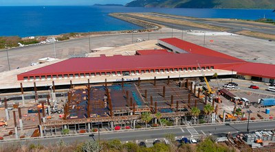 Cyril E. King Airport Parking Garage: construction solutions in a paradisiacal site