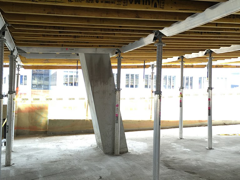 ULMA’s new FORMADECK Drop Head Shoring System at Atlantic Station in Stamford, CT