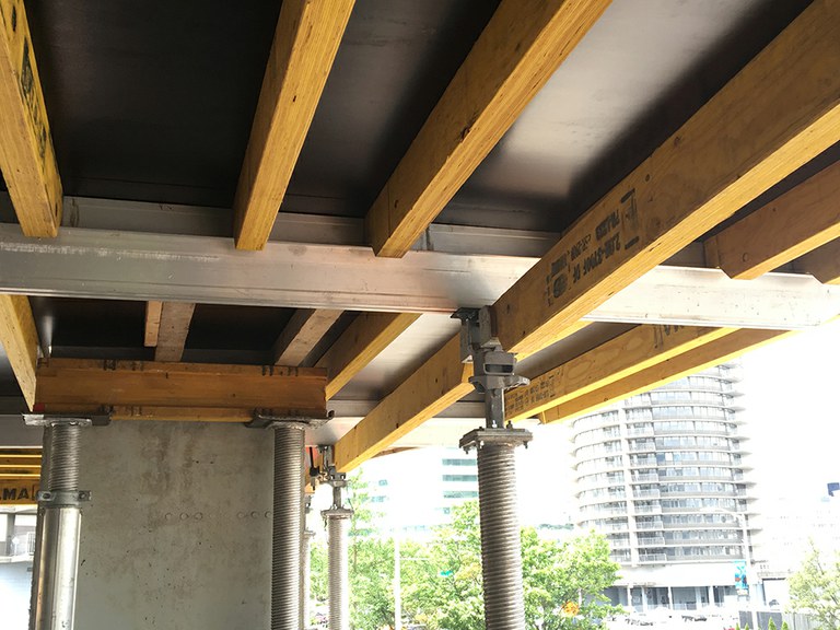 ULMA’s new FORMADECK Drop Head Shoring System at Atlantic Station in Stamford, CT