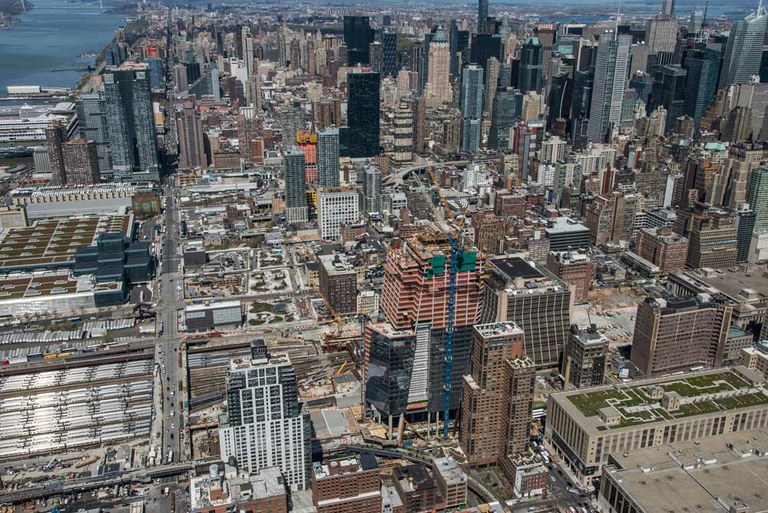 ATR Self-Climbing Formwork at Hudson Yards, NYC, USA