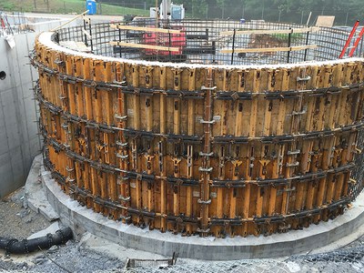 ULMA Concrete Forming and Shoring Products Play Key Role in Upgrade of Water Treatment Facility