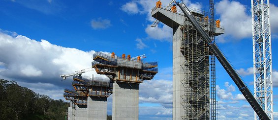 MK heavy-duty bracket for bridge construction