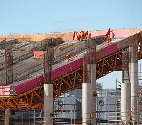 Large inclined slabs