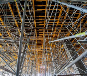 Shoring application for formwork