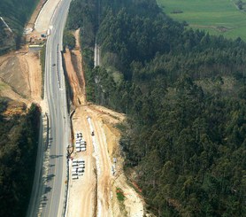 A-8 Cantabrian Highway. Ballota-Cavadavedo Stretch, Spain