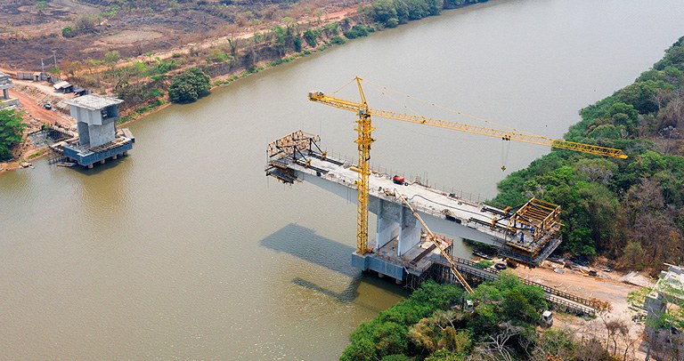 Bridge over the Cuiabá River, Brazil