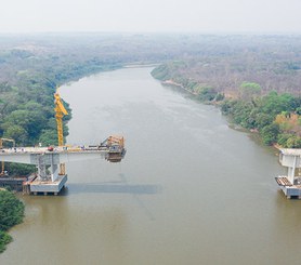 Bridge over the Cuiabá River, Brazil