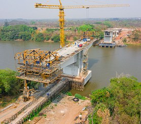 Bridge over the Cuiabá River, Brazil