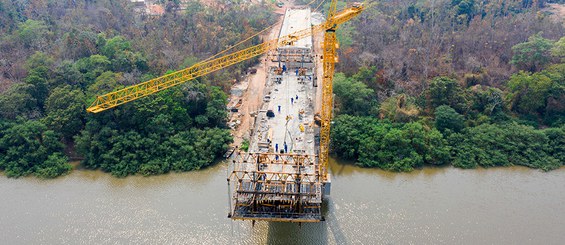 Bridge over the Cuiabá River, Brazil