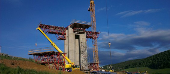 Bridge at km 81.1 - D1 Motorway, Bertotovce, Slovak Republic