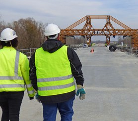 Bridge over the Danube, Bratislava, Slovakia