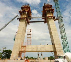 Bridge over the Napo River, Orellana, Ecuador