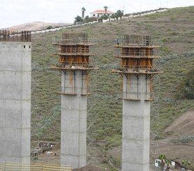 Bypass road in Las Palmas de Gran Canaria, Spain