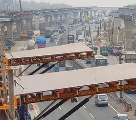 Jakarta-Cikampek II Toll Road, Karawang, Indonesia