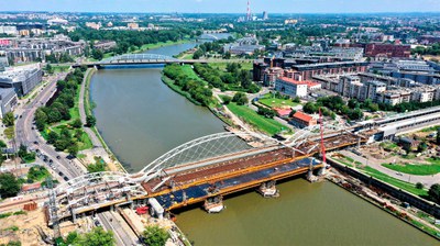 M1 and M3 bridges, Kraków, Poland