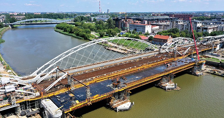 M1 and M3 bridges, Kraków, Poland (August 2021)