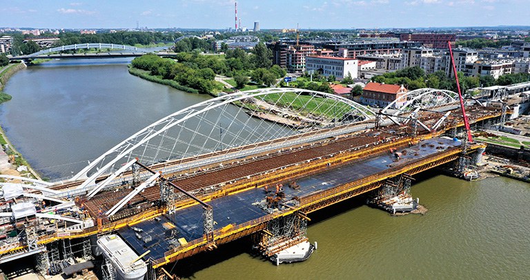 M1 and M3 bridges, Kraków, Poland (August 2021)