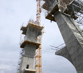 Pylon on Bucharest Ring Road, Romania