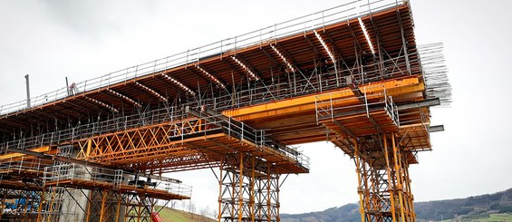 The Zumelegi viaduct, Elorrio, Spain