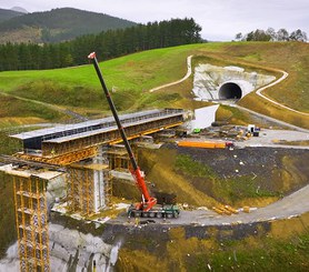 The Zumelegi viaduct, Elorrio, Spain