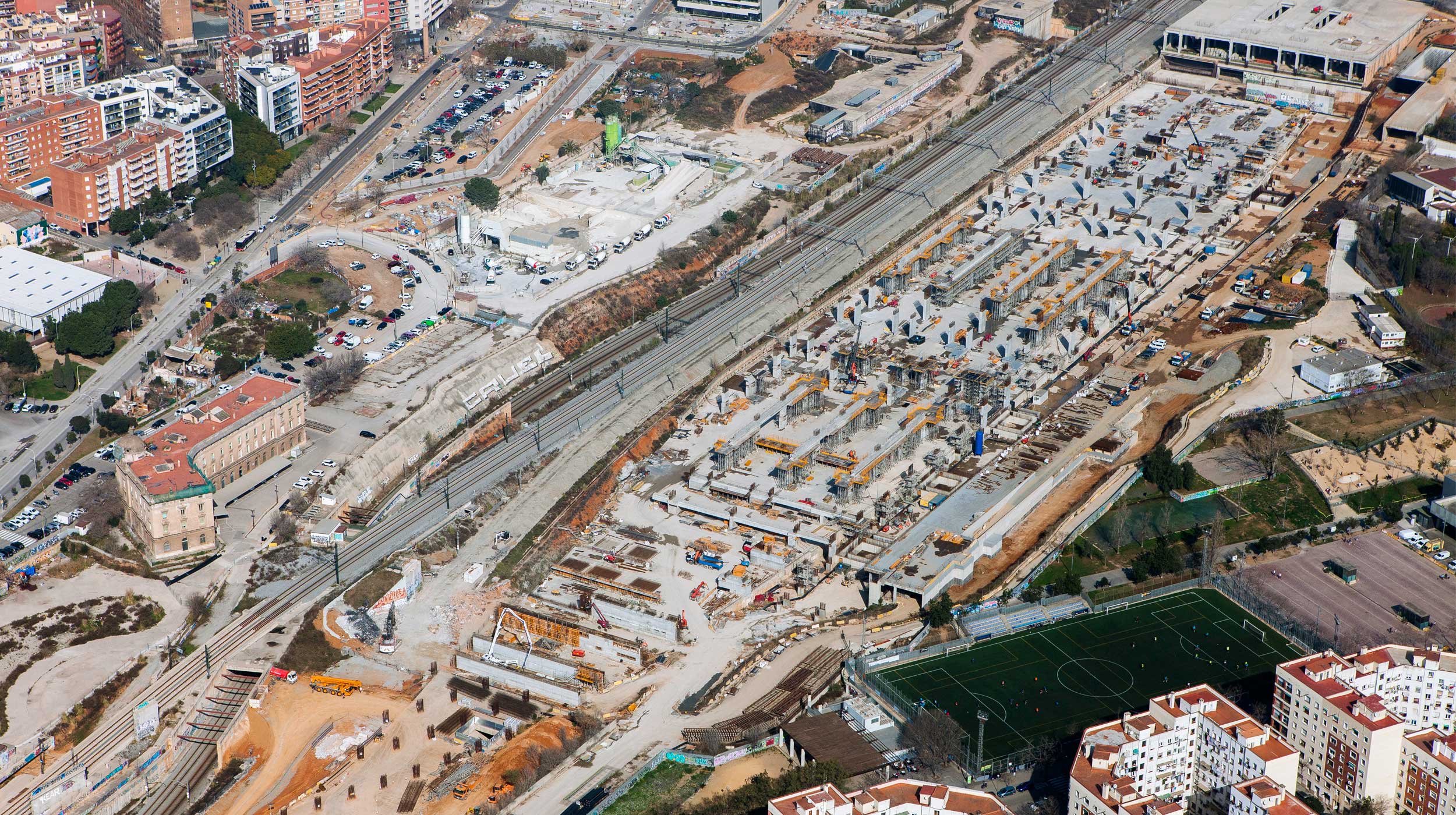 The new Sagrera Station is the most important infrastructure development to be built in Barcelona since the Olympic Games.