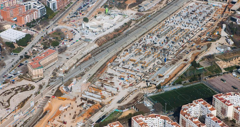 Sagrera Station, Barcelona, Spain