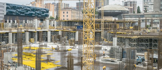 Construction of residential complex Pearl, Odessa, Ukraine