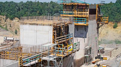 Processing plant for the classification of rocks, Retzstadt, Germany