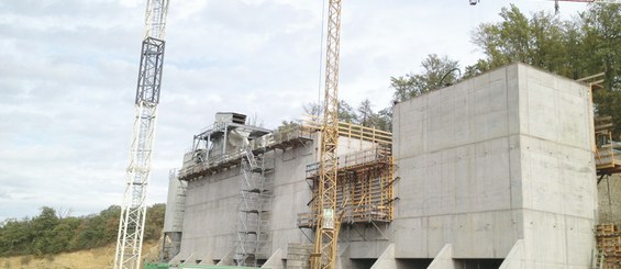 Processing plant for the classification of rocks, Retzstadt, Germany