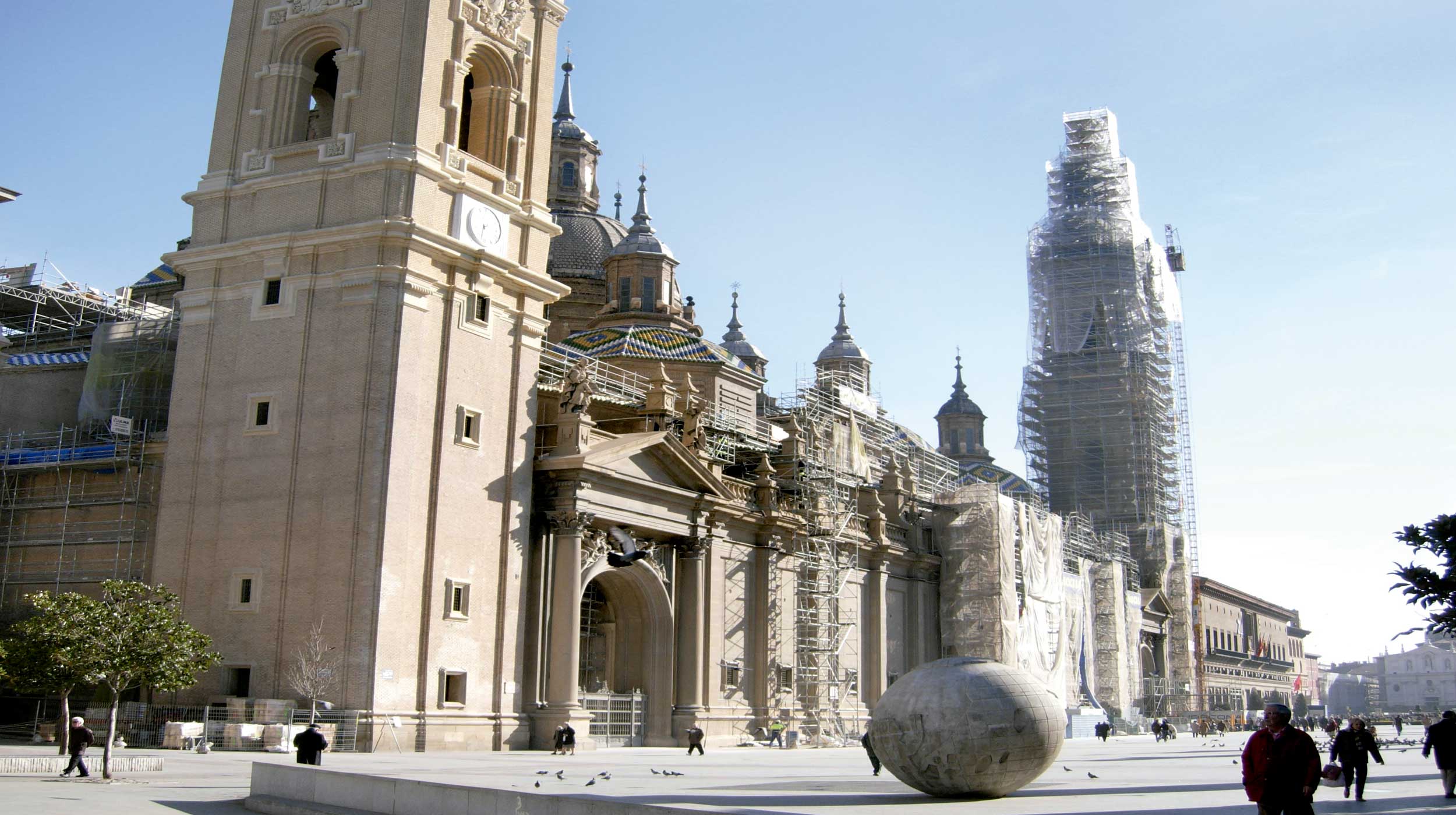 The work for the Basilica del Pilar’s comprehensive restoration, of medieval origin, has been carried out since 2005.