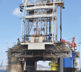 Maintenance of offshore platforms, Gran Canaria, Spain