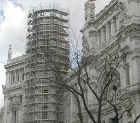Restoration of the Palace of Communications, Madrid, Spain
