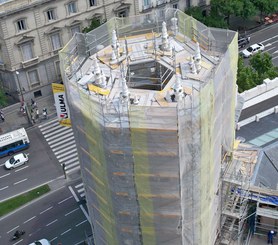 Restoration of the Palace of Communications, Madrid, Spain