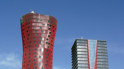 Fira Towers, Barcelona, Spain