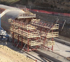 False Tunnel in Catania-Siracusa Highway, Carlentini, Italy