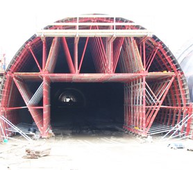 False Tunnel in Catania-Siracusa Highway, Carlentini, Italy